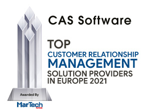 CAS Software | Top Customer Relationship Management Solution Companies in Europe-2021 Top 10 Customer Relationship Management Solution Companies in Europe - 2021
